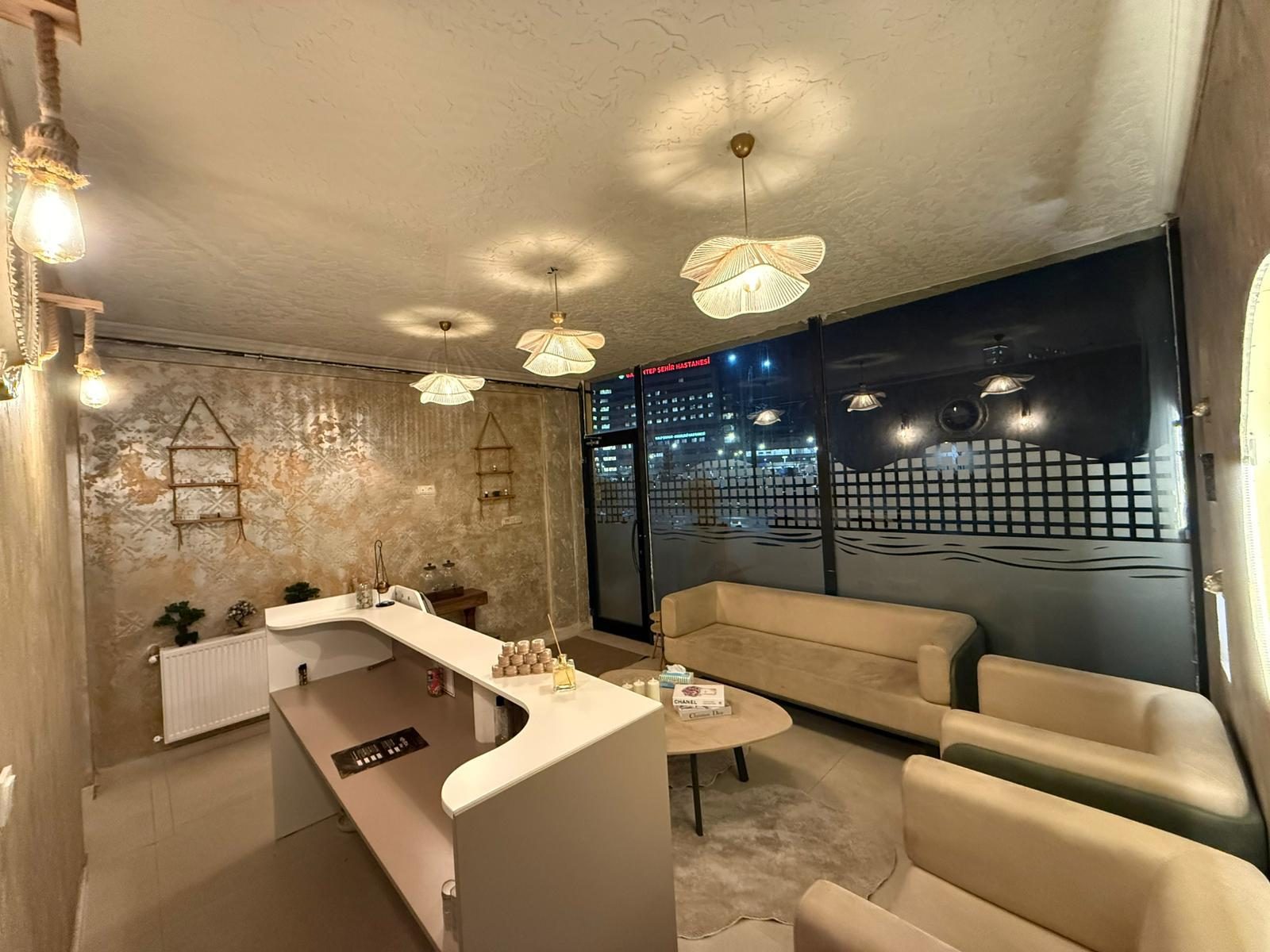 Gaziantep spa salonu Novira Vena — karşılama ve dinlenme alanı